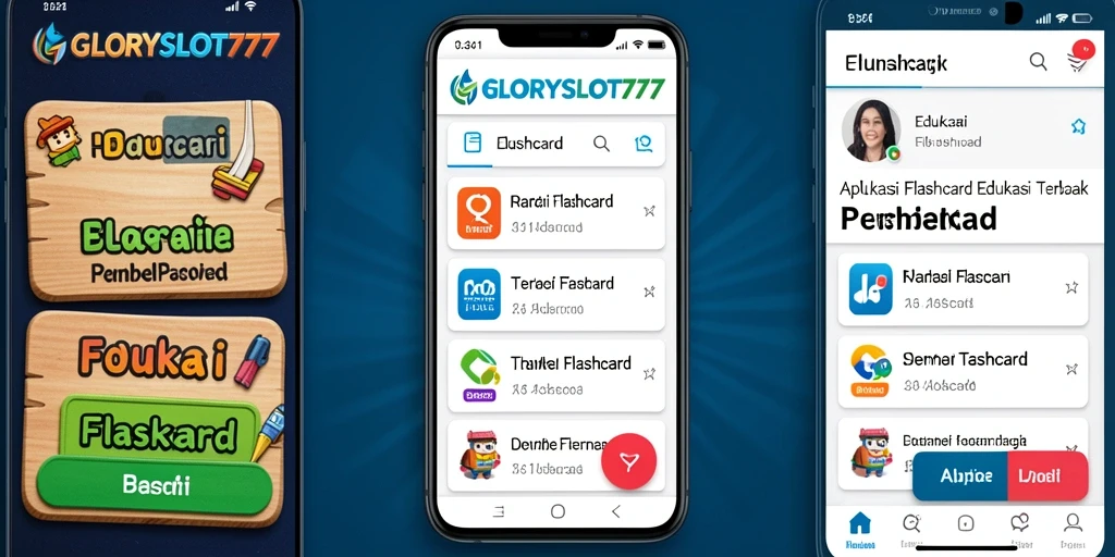Tampilan antarmuka pengguna aplikasi GLORYSLOT777 yang menarik dan interaktif.