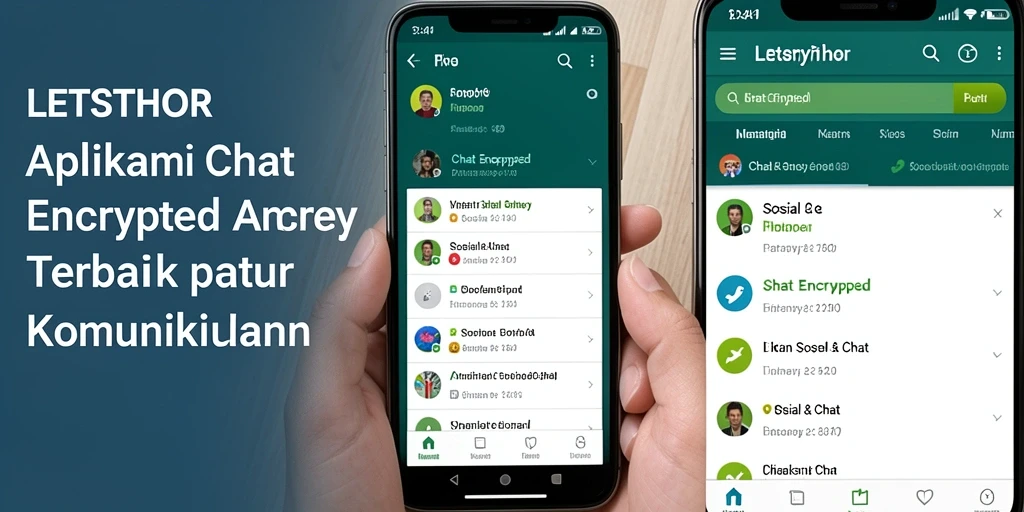 Antarmuka LETSTHOR yang modern dan ramah pengguna untuk Chat Encrypted.