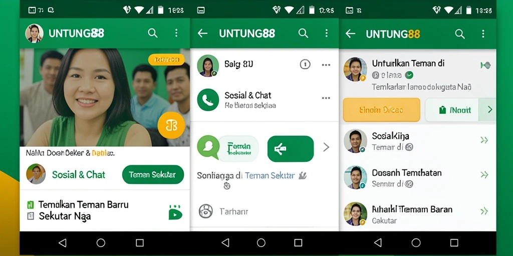 Tampilan antarmuka aplikasi UNTUNG88 yang ramah pengguna.