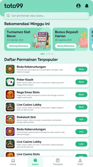 toto99 – Katalog Aplikasi Populer & Kanal Uji Terbaik Indonesia